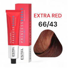 Estel Princess Essex EXTRA RED Крем-краска 66/43 динамичная сальса, 60мл.