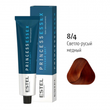 Estel Princess Essex Крем-краска 8/4 светло-русый медный интенсивный, 60мл.