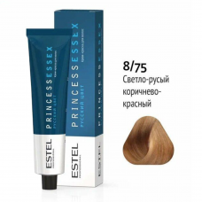 Estel Princess Essex Крем-краска 8/75 светло-русый коричнево-красный 60мл.