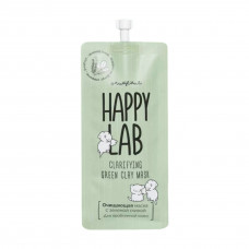 Happy Lab Очищающая маска для молодой кожи с зеленой глиной - Cleansing Mask With Green Clay, 20 мл