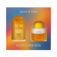 Spark&Glow Подарочный набор для тела с ароматом арбуза и манго, 2 предмета 300мл+200мл