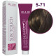 Ollin professional SILK TOUCH 5/71 светлый шатен коричнево-пепельный, стойкий безаммиачный краситель для волос, 60мл