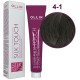 Ollin professional SILK TOUCH 4/1 шатен пепельный, стойкий безаммиачный краситель для волос, 60мл