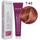 Ollin professional SILK TOUCH 7/43 русый медно-золотистый, стойкий безаммиачный краситель для волос, 60мл